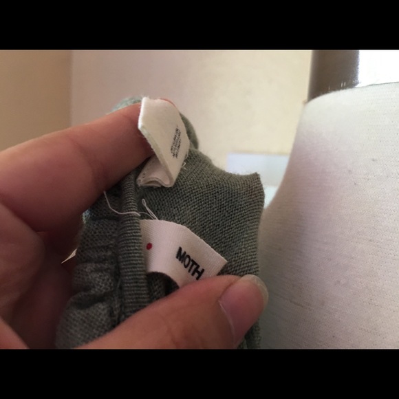 Moth Scoop Neck Sweater Large - Picture 5 of 6